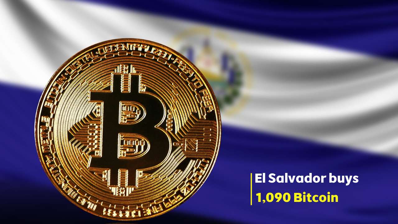El Salvador buys 1,090 Bitcoin