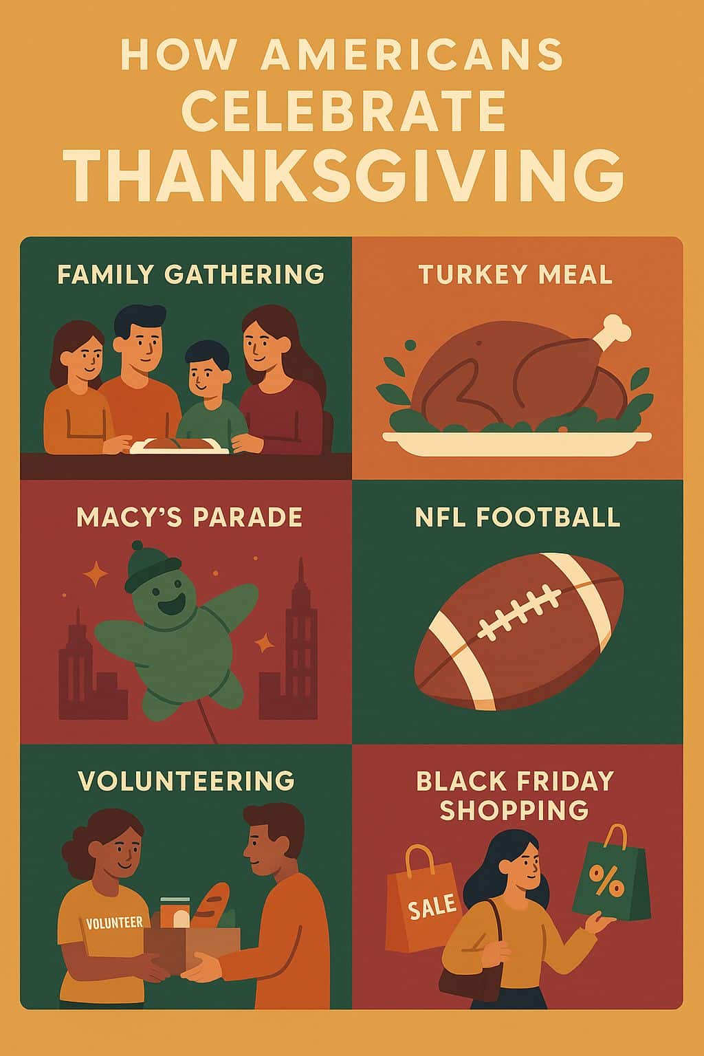 How Americans Celebrate Thanksgiving