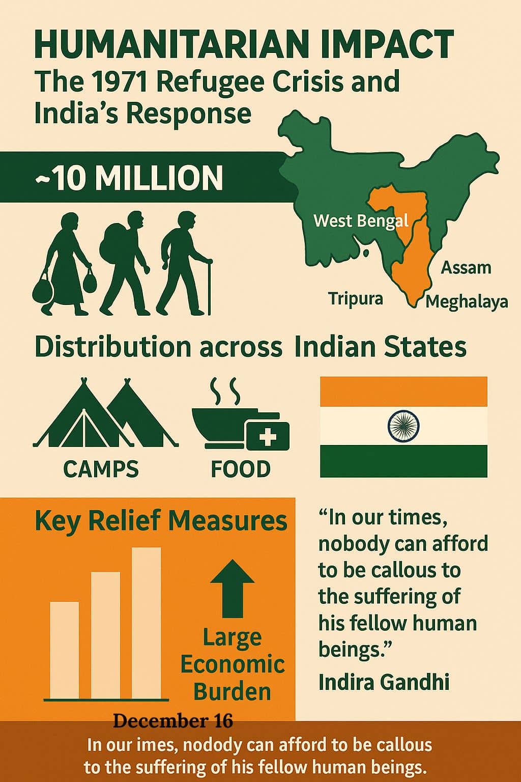 Indira Gandhi's Humanity Before Geopolitics