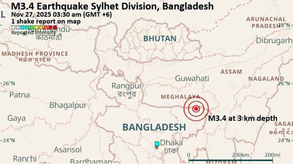 sylhet earthquake bangladesh