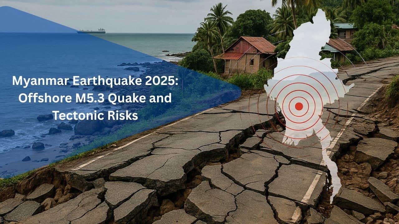 Myanmar Earthquake 2025 Offshore M5.3 Quake and Tectonic Risks