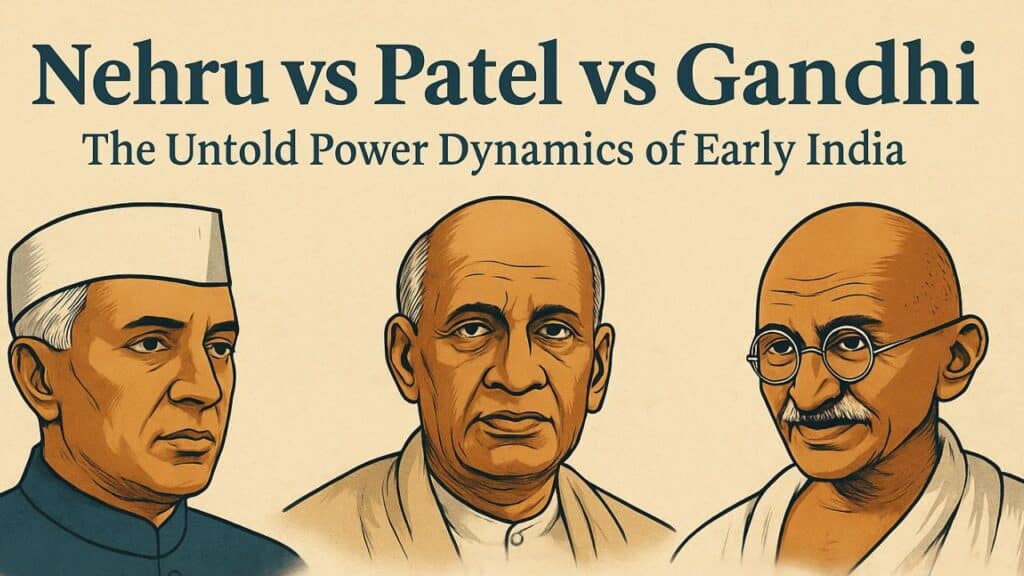 Nehru vs Patel vs Gandhi