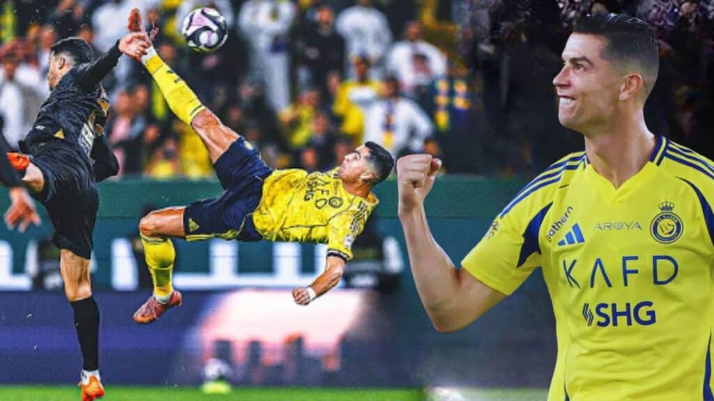 Ronaldo Scores Stunning Overhead Kick in Al-Nassr