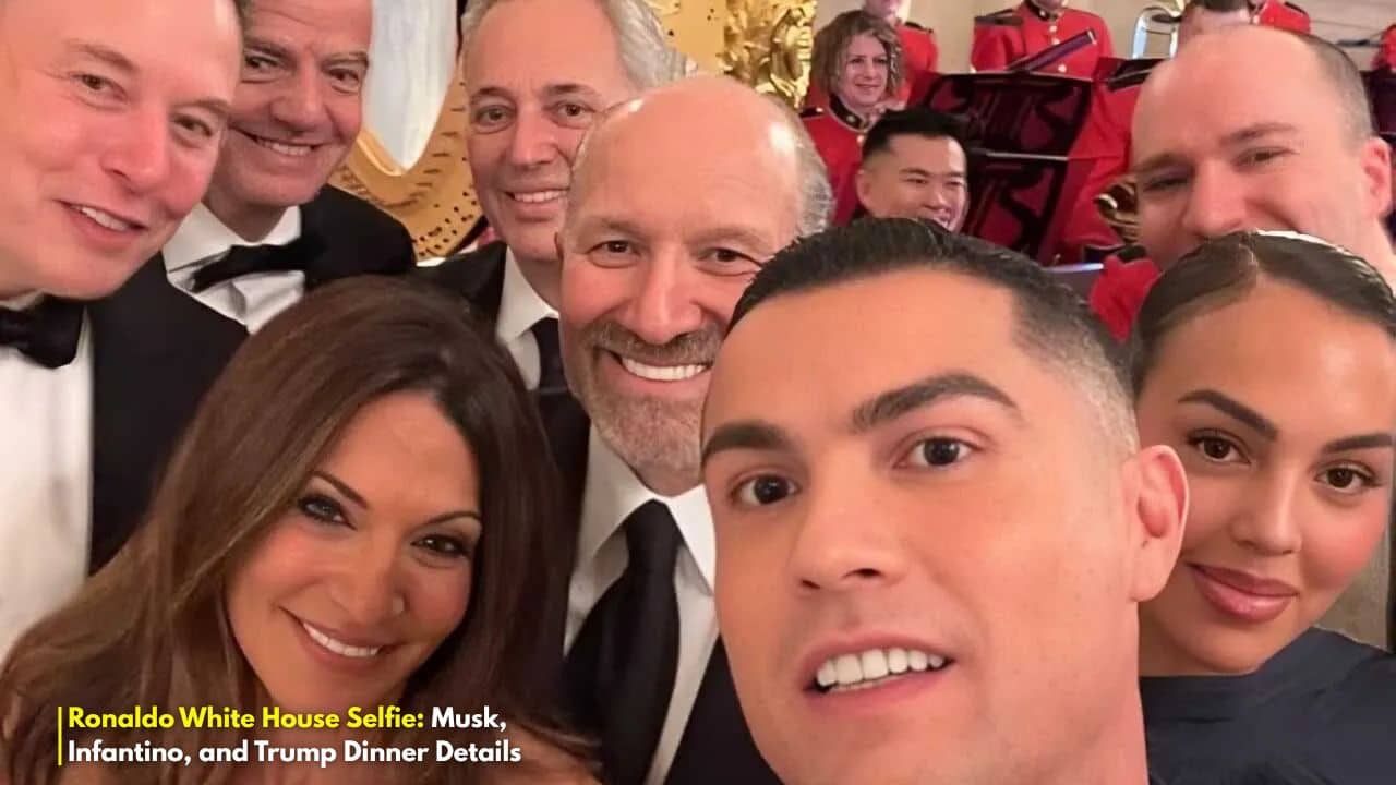 Ronaldo White House selfie