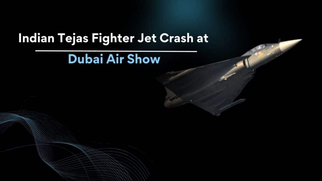 Tejas Fighter Jet Crash at Dubai Air Show