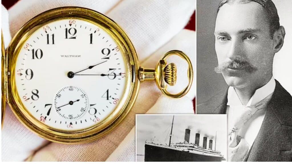 titanic passenger gold watch record auction