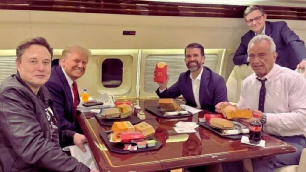 Trump Musk Thanksgiving Photo