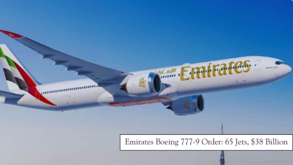 emirates boeing 777 9 order