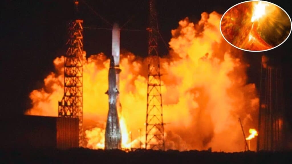 new glenn launch delay solar storm