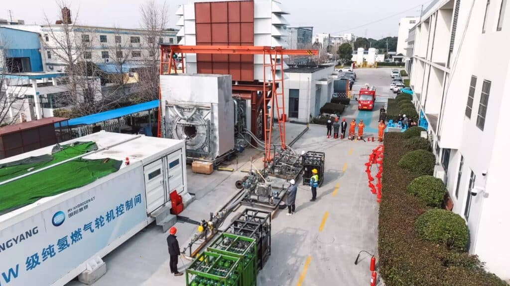 30mw pure hydrogen turbine in china