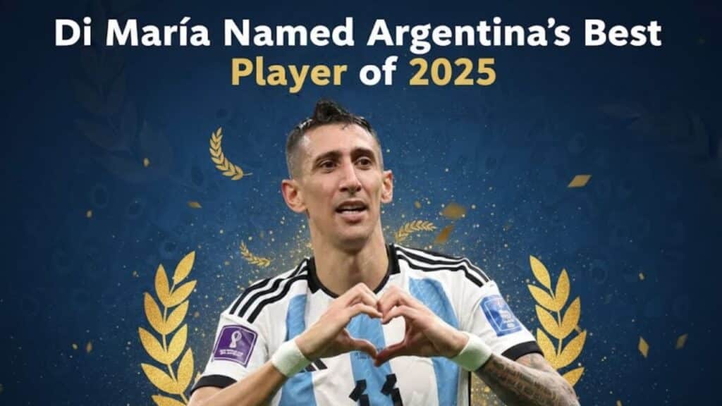 Angel Di Maria Wins 2025 Olimpia de Plata