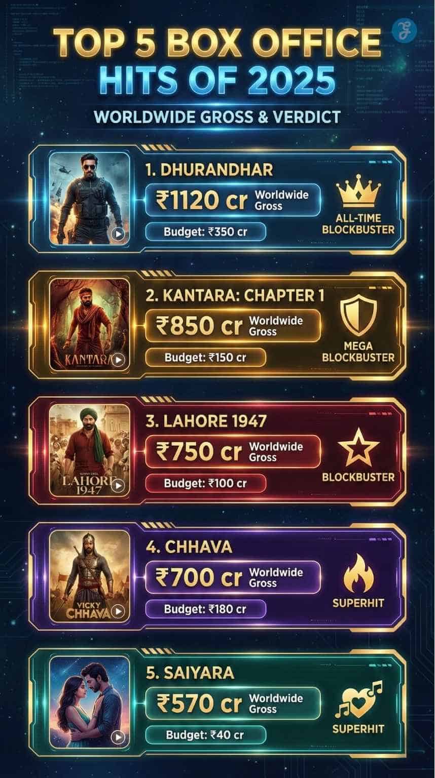 Bollywood Year-End Review 2025