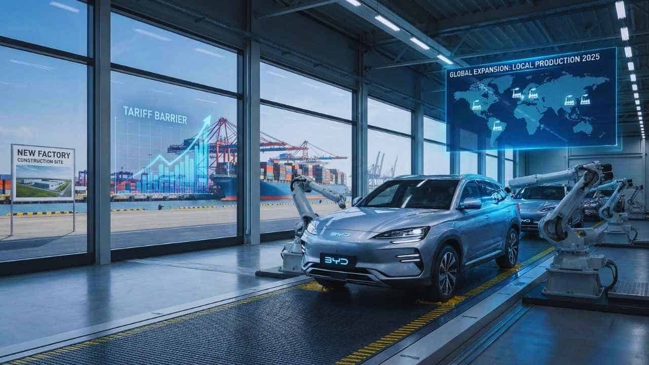 Chinese automakers global car sales 2025