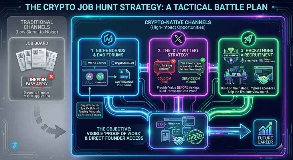 Crypto Career Roadmap job hunt