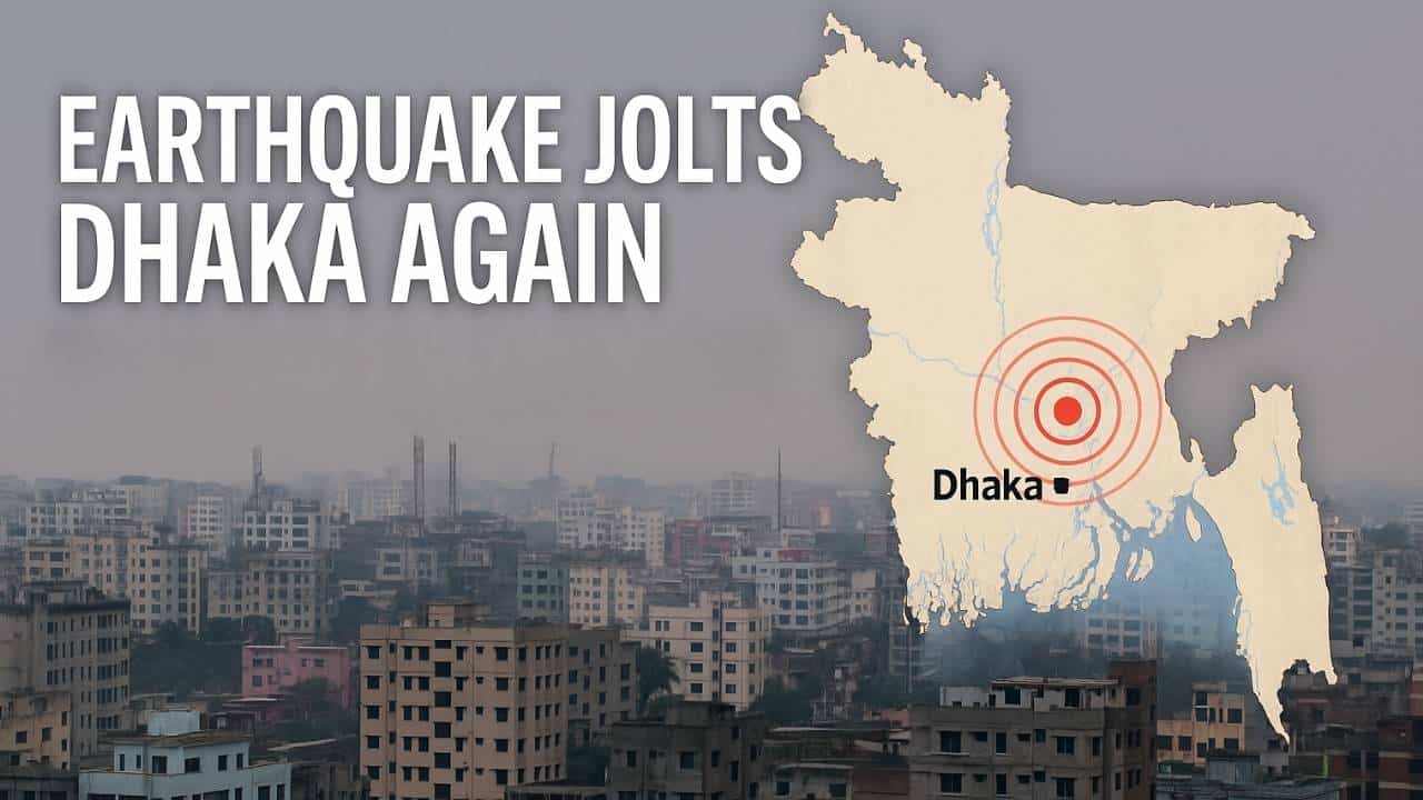 Earthquake Jolts Dhaka Again as 4.1 Quake Strikes Narsingdi