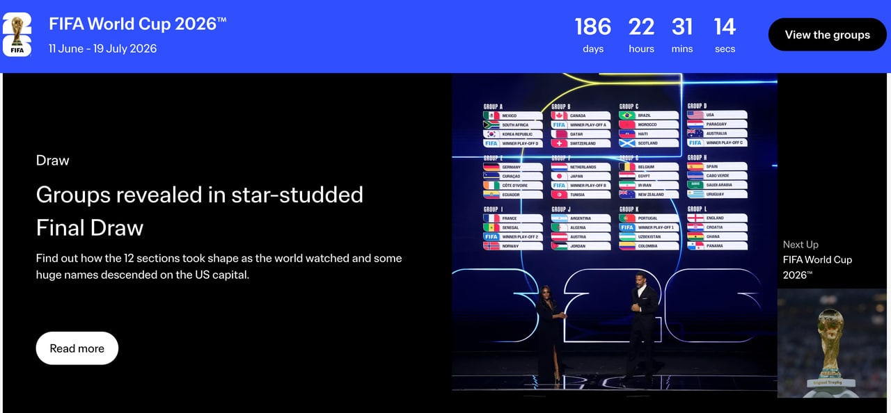 FIFA world cup 2026 countdown