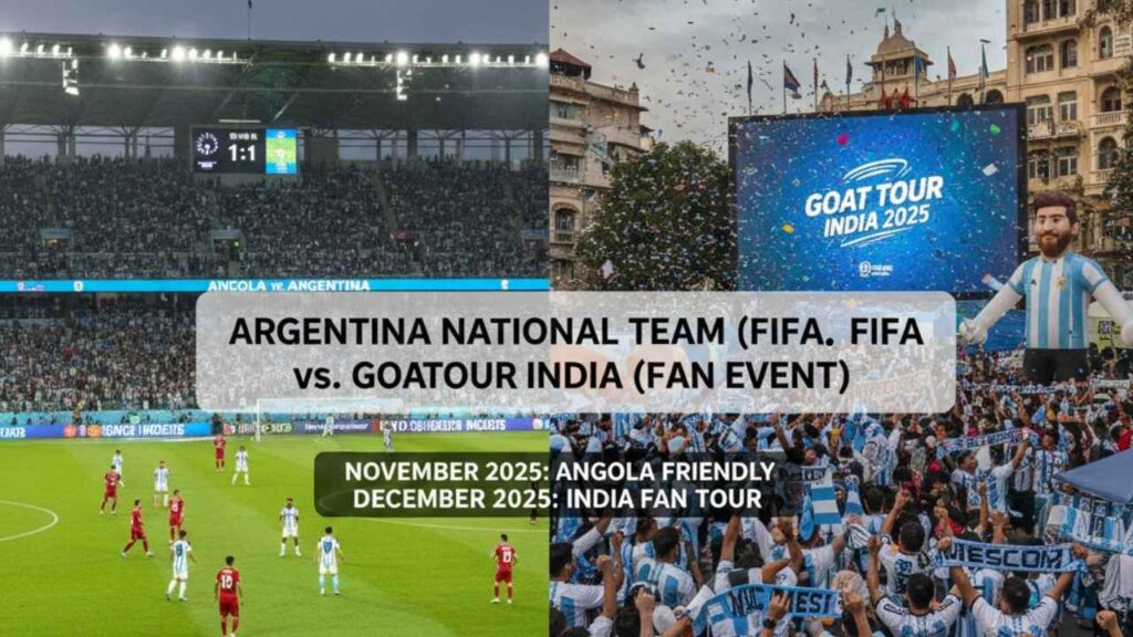 GOAT Tour vs Argentina’s national-team plans: what changed in 2025