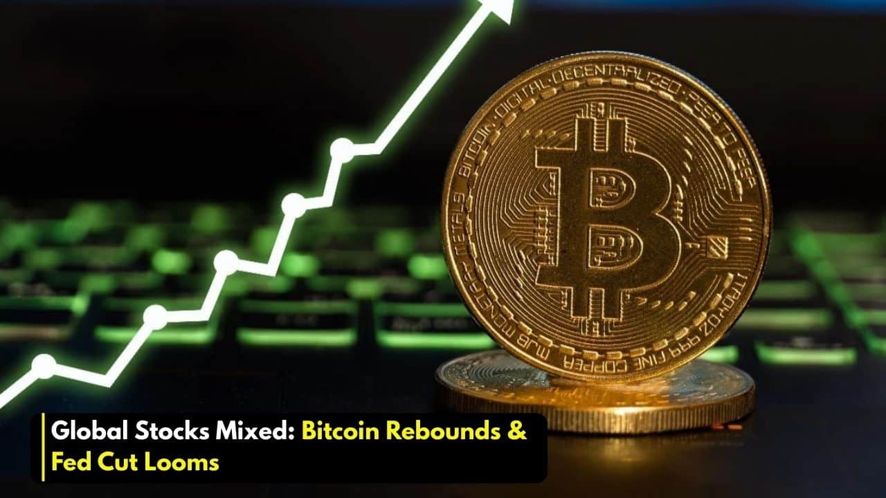 Global Stocks Mixed Bitcoin Rebounds