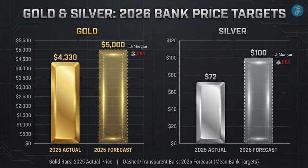 gold and silver price prediction 2026