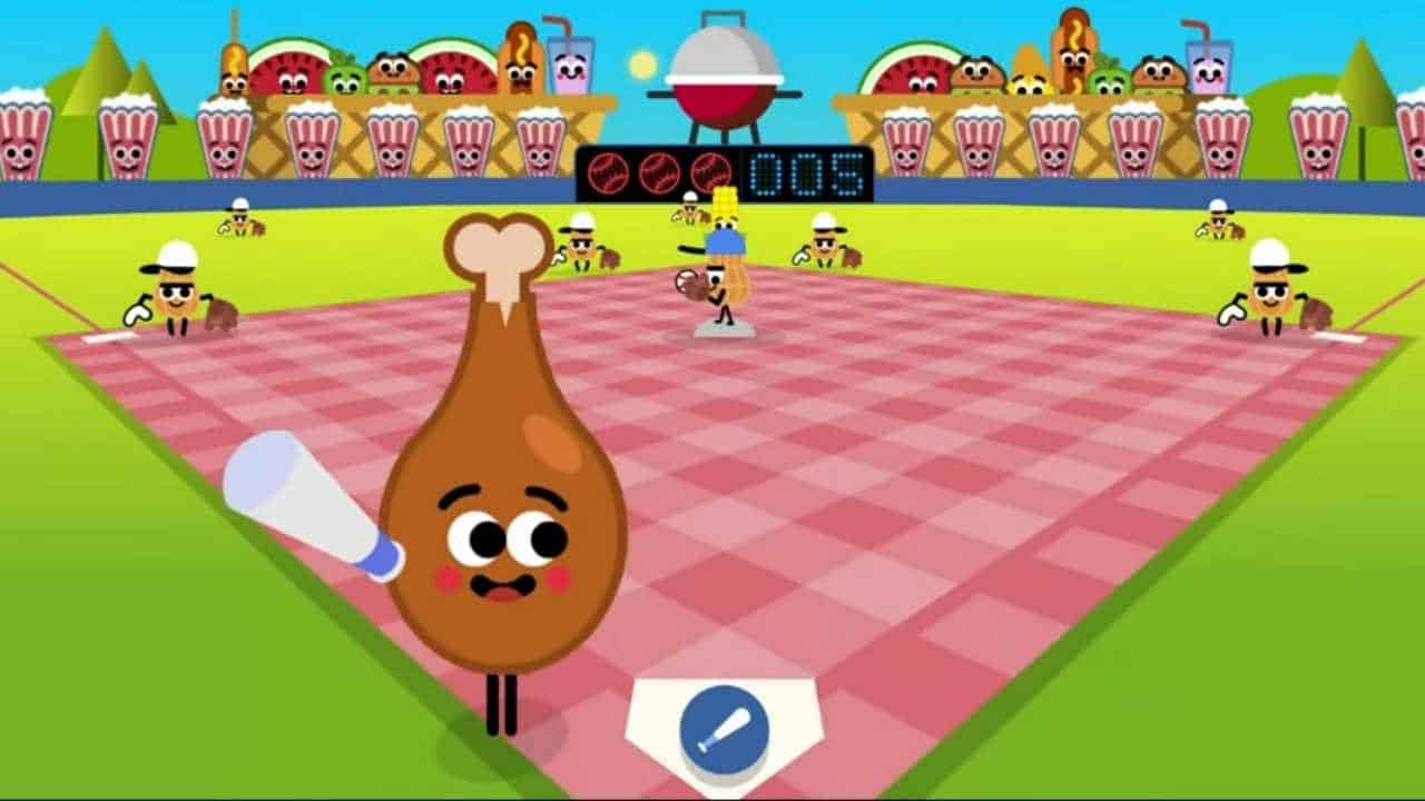 Google Doodle Games Baseball