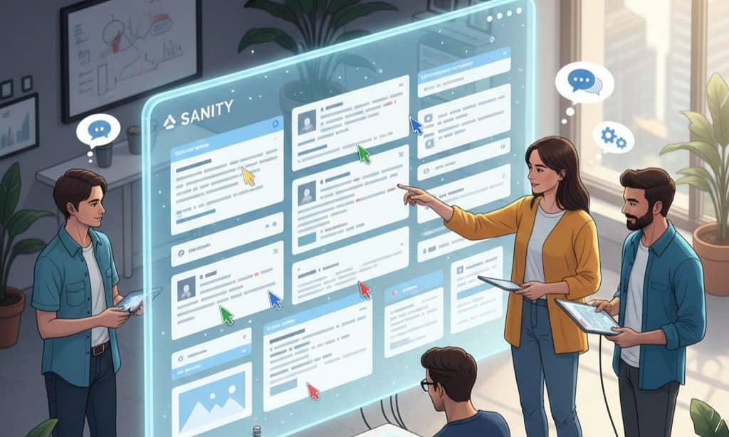 How does Sanity support real-time collaboration