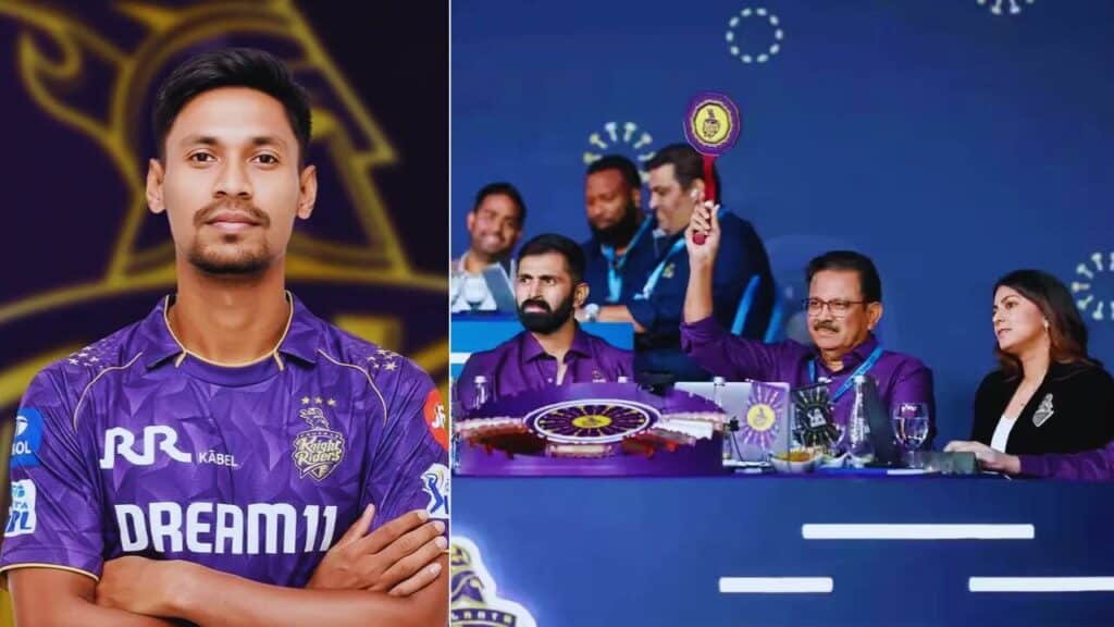 IPL 2026 Mega Auction KKR buy Mustafizur for ₹9.20cr