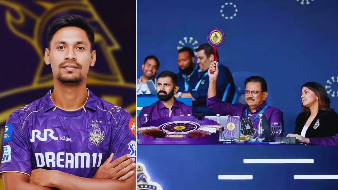 IPL 2026 Mega Auction KKR buy Mustafizur for ₹9.20cr