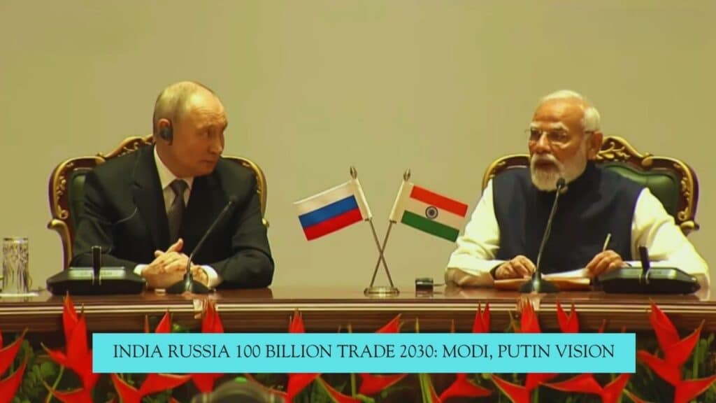 India russia 100 billion trade 2030