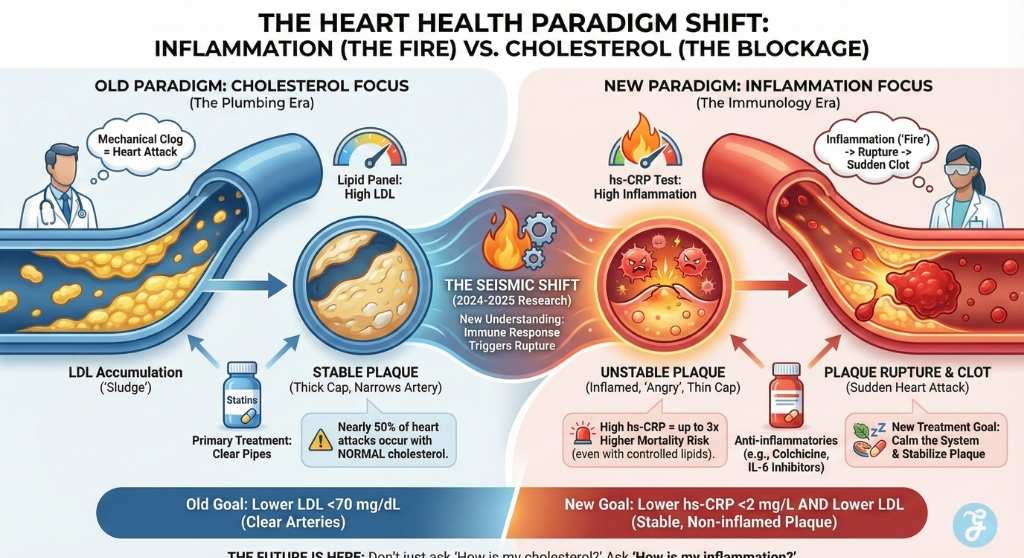 Inflammation vs Cholesterol