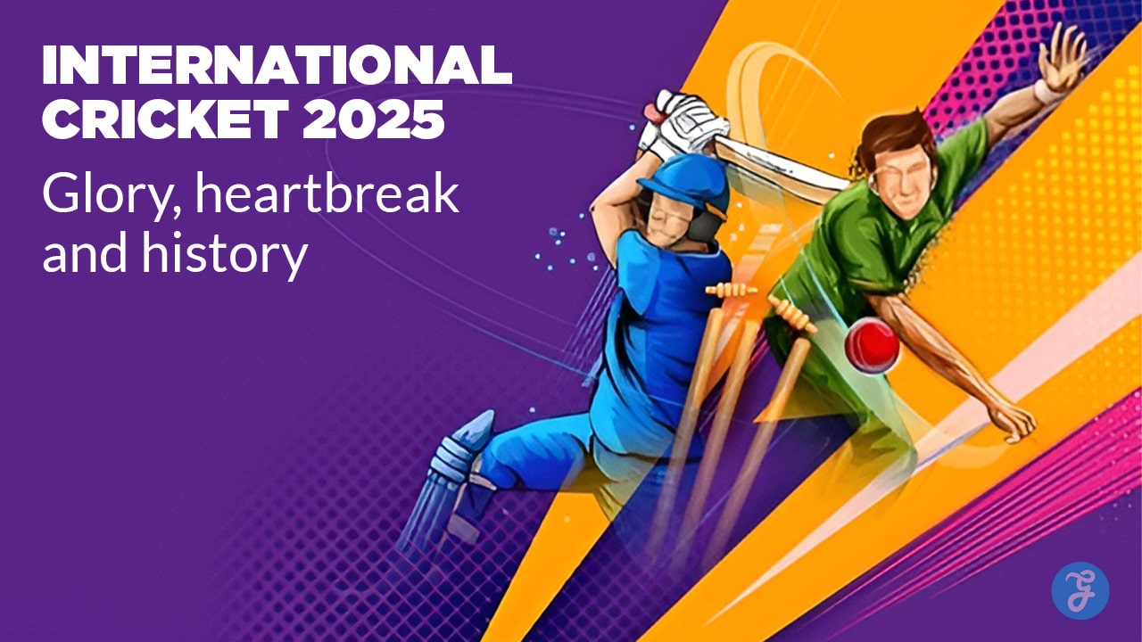 International cricket 2025 Glory, heartbreak and history