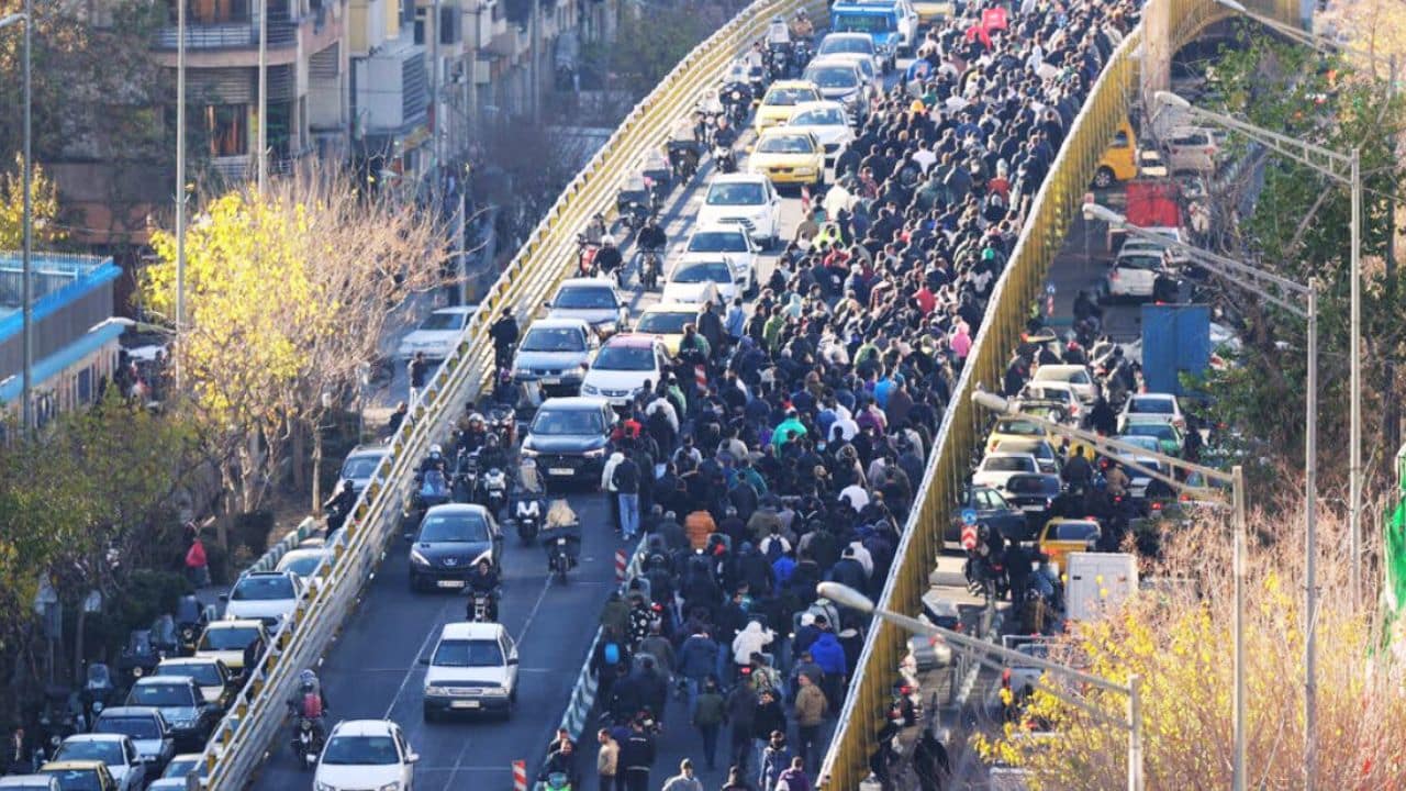Iran work suspension protests