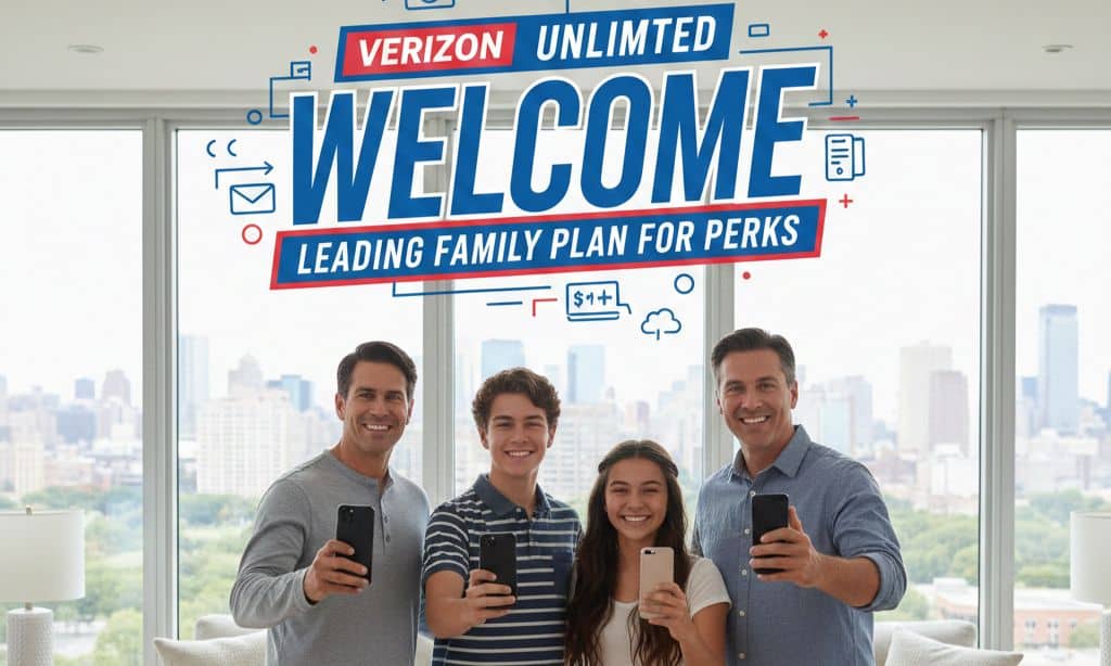 Leading Family Plan for Perks Verizon Unlimited Welcome