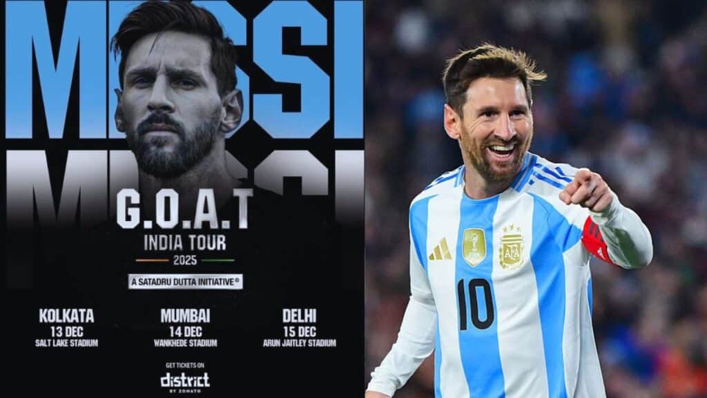 Lionel Messi in India Goat Tour