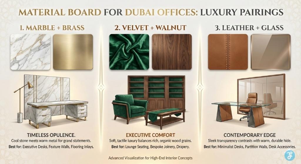 Luxury Home Office Interior Design Dubai