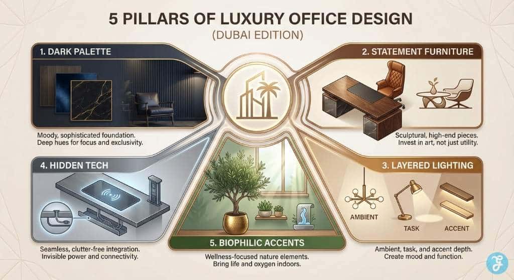 Luxury Home Office Interior Design Dubai