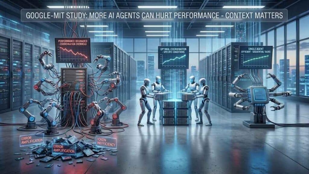More AI Agents Can Hurt Performance, Google–MIT Study Finds