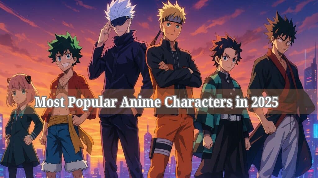 Most Popular Anime Characters in 2025