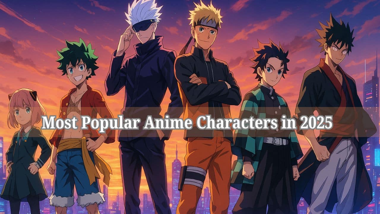 Most Popular Anime Characters in 2025