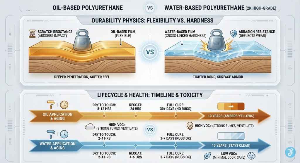 Oil vs Water Based Polyurethane