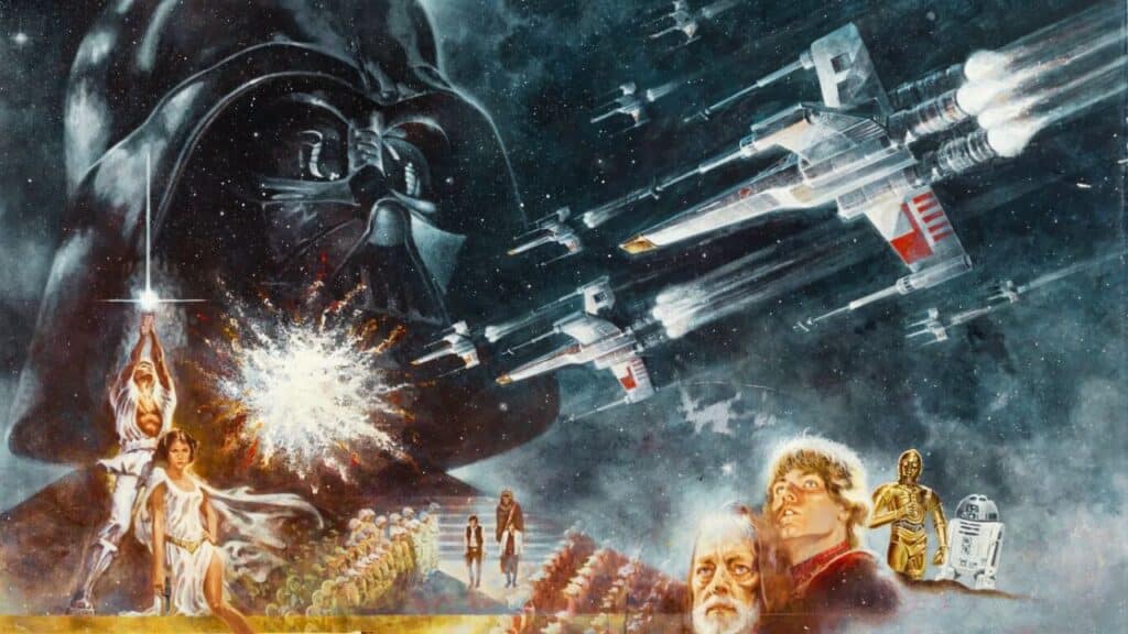 original star wars painting sells for record $3.9m