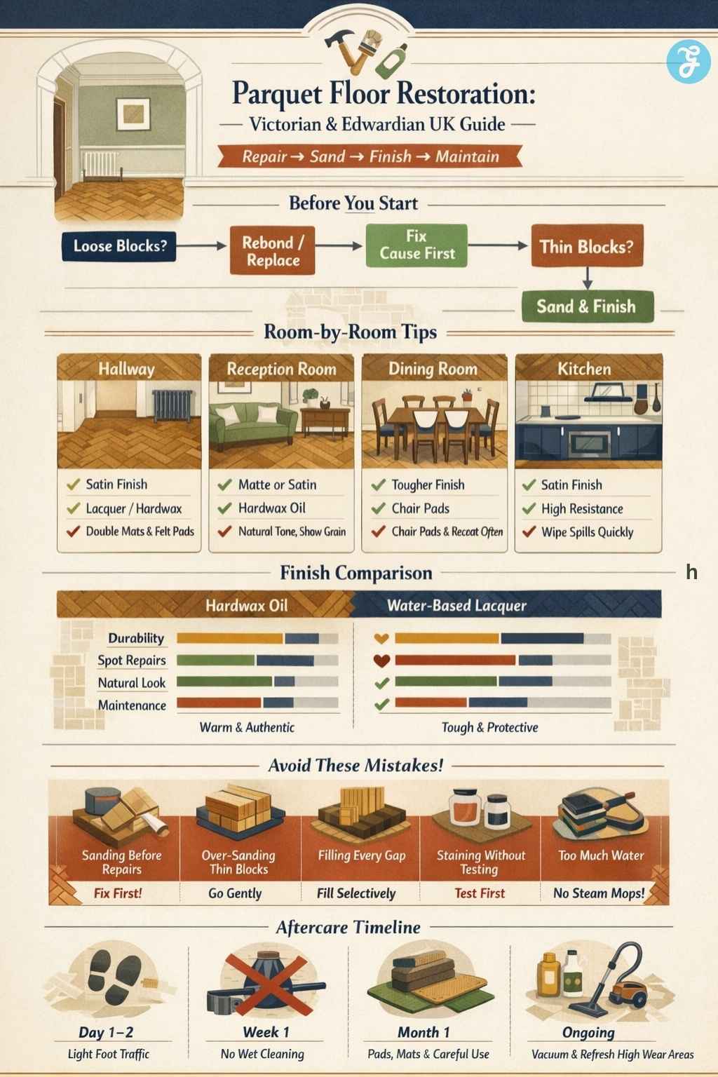 Parquet Floor Restoration UK