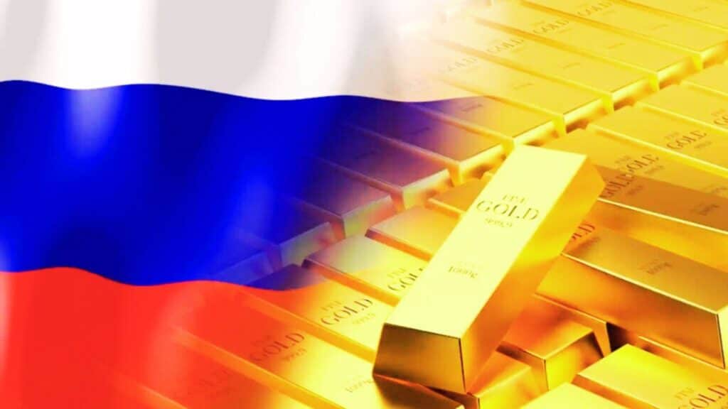 Russias gold reserves hit record valuation high