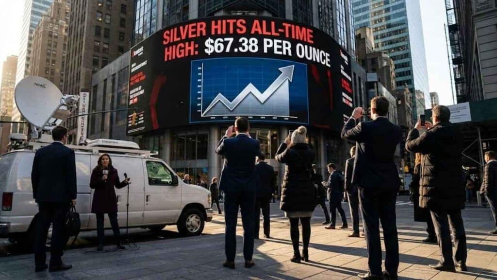 Silver Price Hits Record High Near $67 as Demand Outpaces Supply