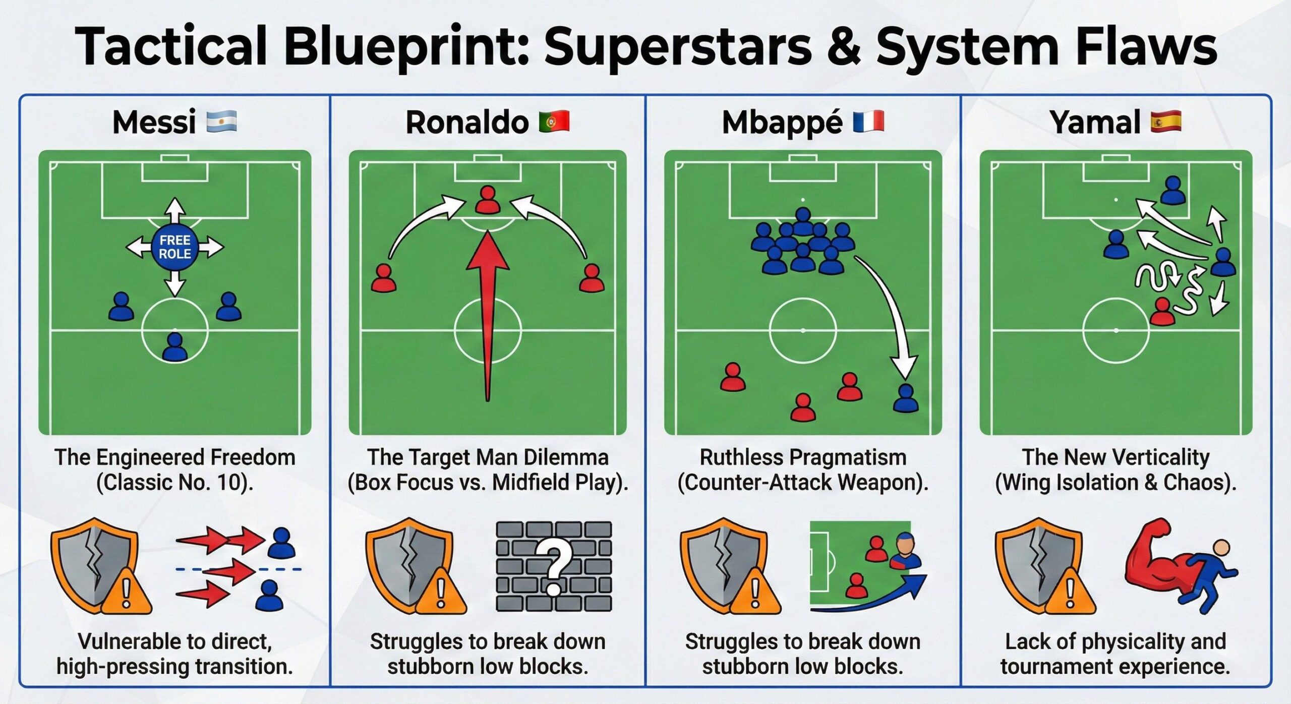 Tactical Blueprint Messi-Ronaldo-Mbappe-Yamal
