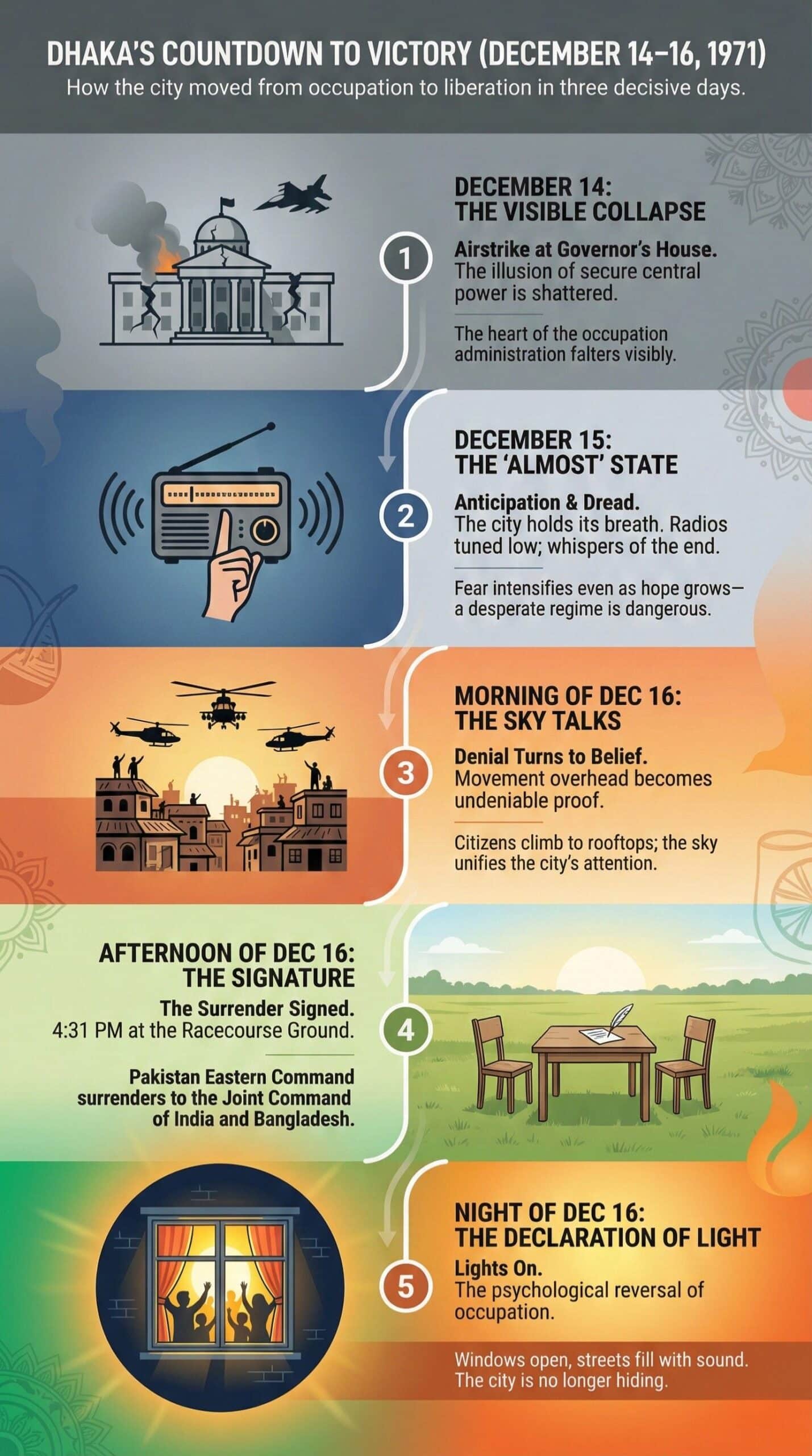 The Final Hours of Dhaka’s Countdown to Victory