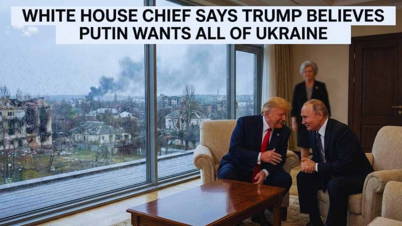 Trump Believes Putin Wants All of Ukraine, White House Chief Says
