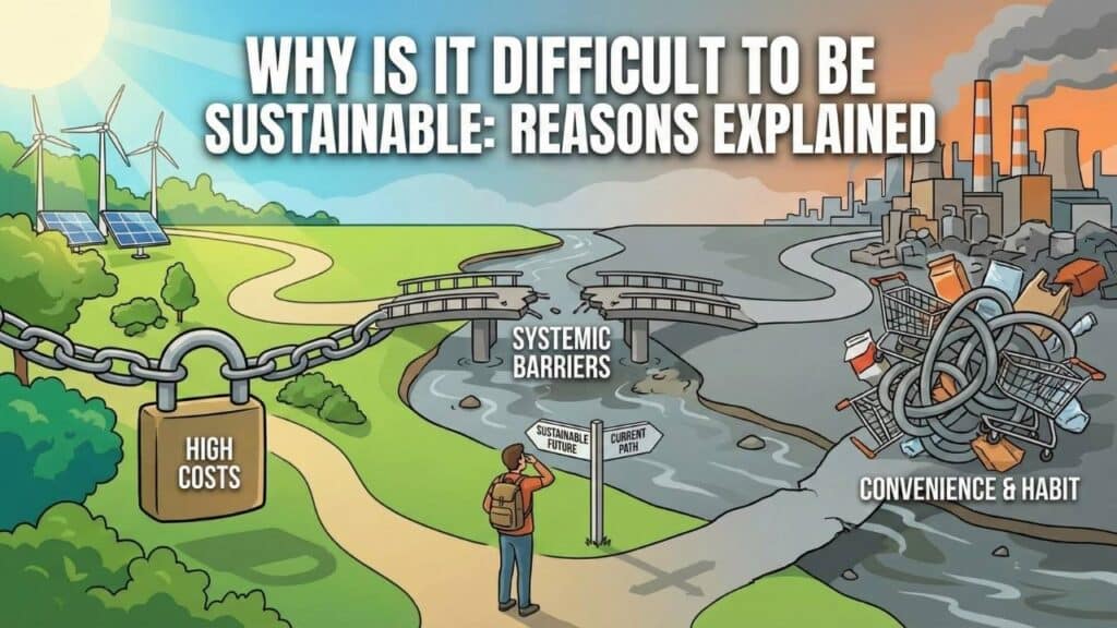 Why Is It Difficult to Be Sustainable