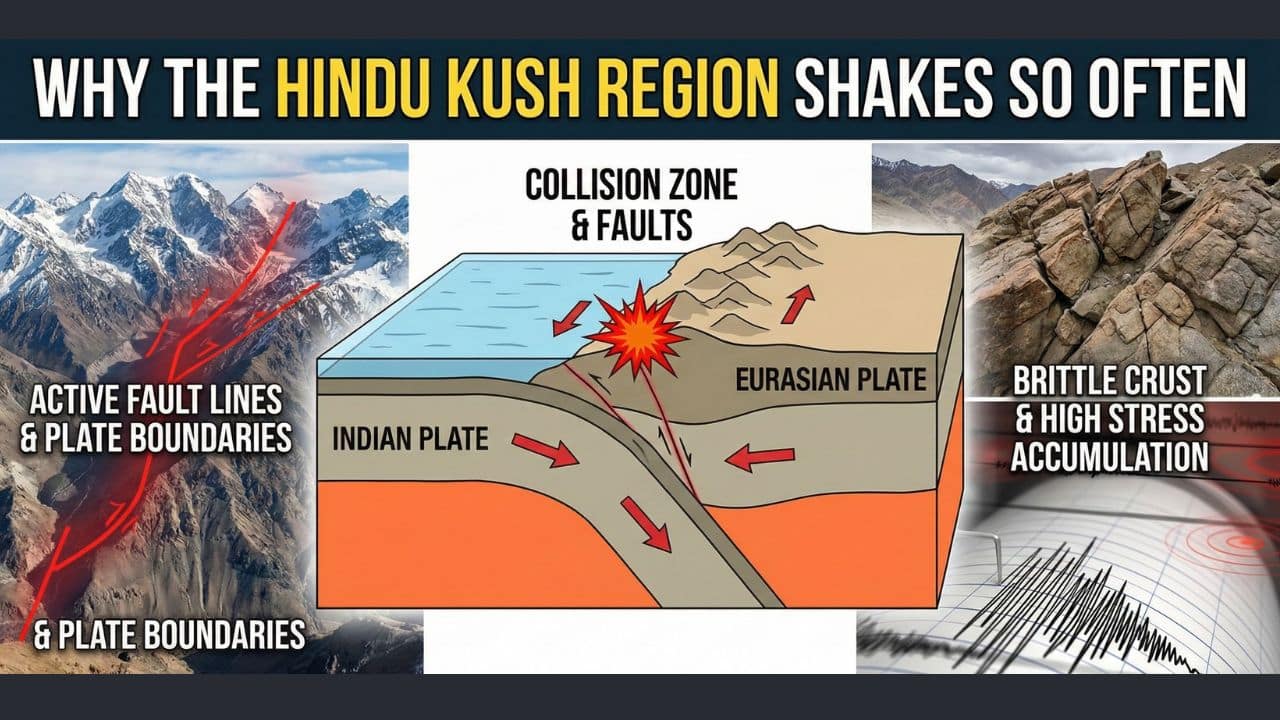 Why the Hindu Kush region shakes so often