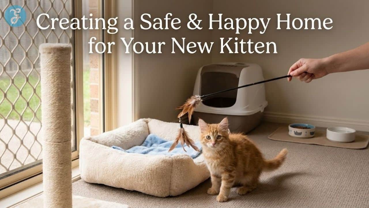 Safe and Happy Home for New Kitten