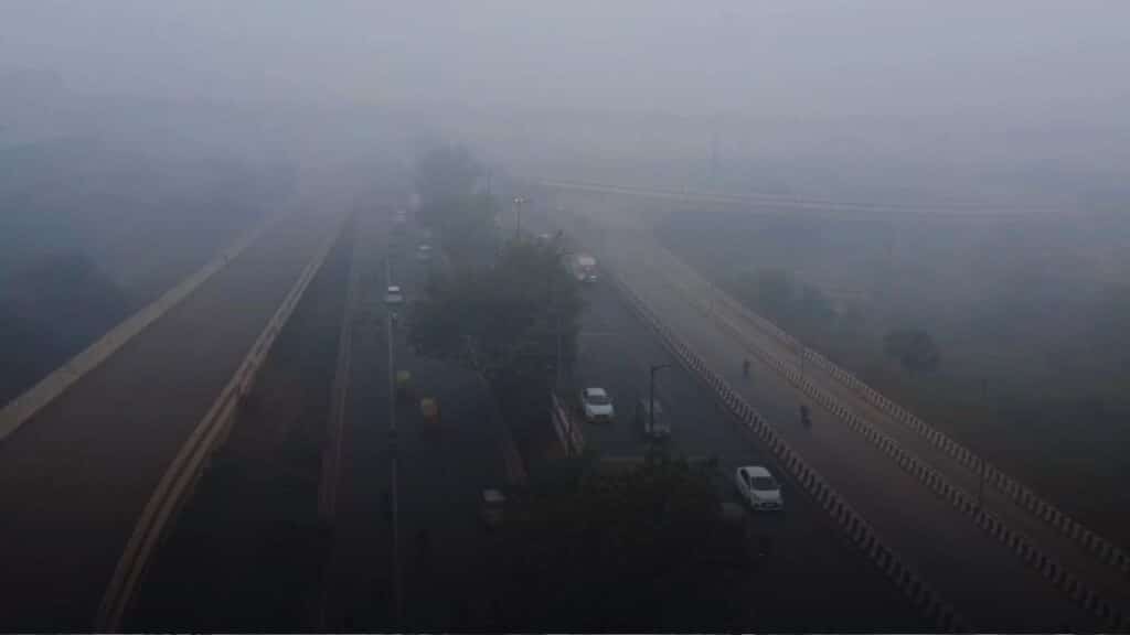 delhi dense fog orange alert